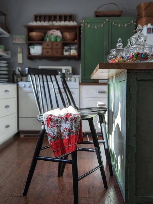 Duhome Tuolumne Spindle Wood Counter Stools Set Of 2