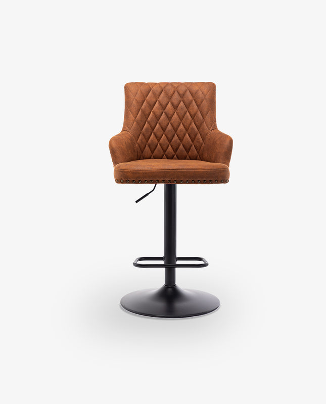 Duhome Wichita Adjustable Height Leathaire Bar Stool