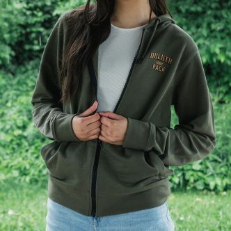 Duluth Pack SKU: ART-0040 Duluth Pack Zip Up Hoodie