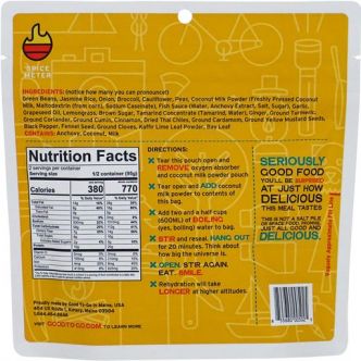 Duluth Pack SKU: GTG-0002 Good To-Go Thai Curry