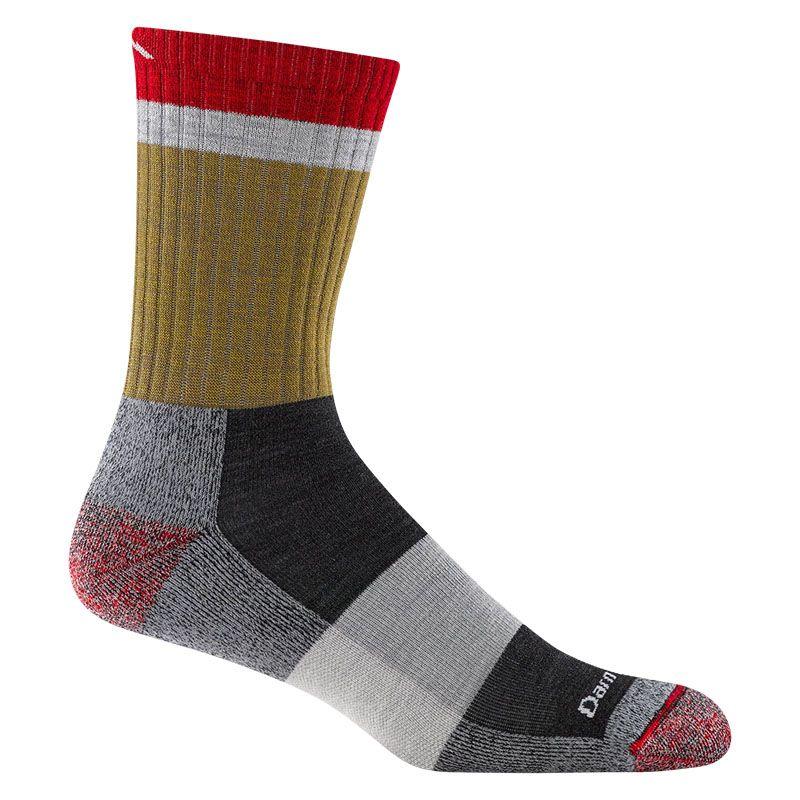 duluth pack SKU: DRN-0090 Darn Tough Men's Heady Stripe Micro Crew Lightweight Hiking Sock