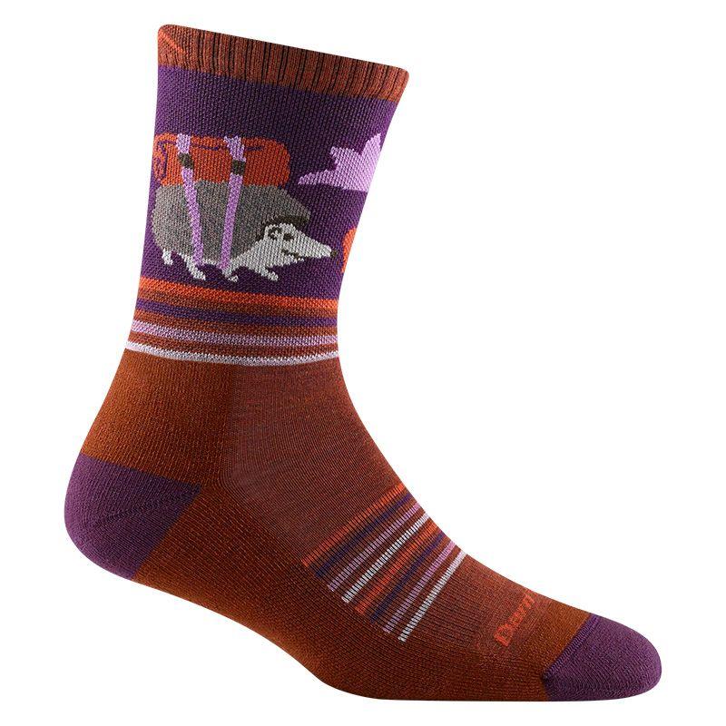duluth pack SKU: DRN-0227 Darn Tough Women's Critter Club Micro Crew Lightweight Hiking Sock