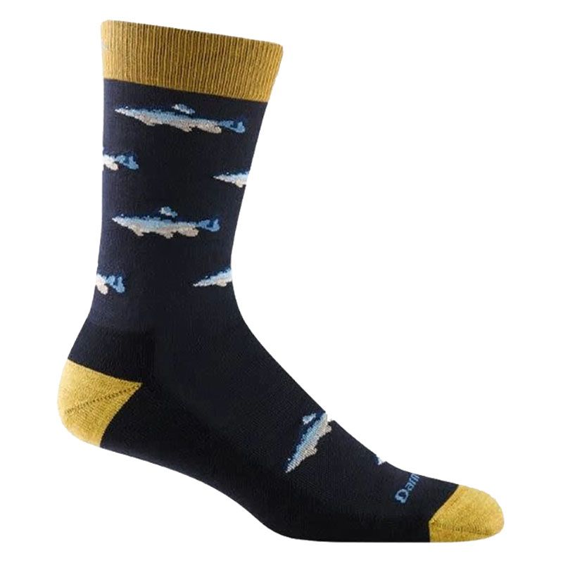 duluth pack SKU: DRN-0231 Darn Tough Men's Spey Fly Crew Lightweight Lifestyle Sock