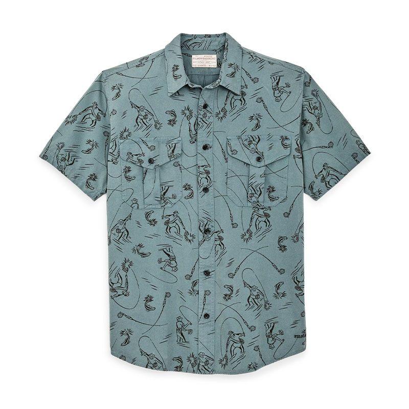 duluth pack SKU: FIL-0246 Filson Men's Short Sleeve Lightweight Alaskan Guide Shirt