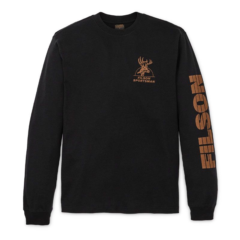 duluth pack SKU: FIL-0254 Filson Men's Long Sleeve Frontier Graphic T-shirt