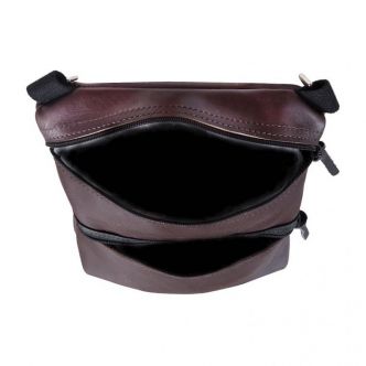 Duluth Pack SKU: L-502 Leather Traverse Crossbody Bag