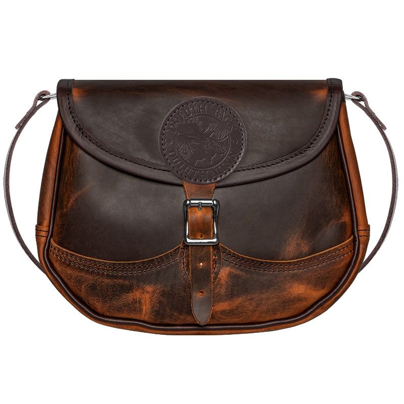 duluth pack SKU: LB-121_HER Heritage Leather Medium Shell Purse