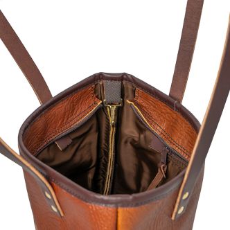 Duluth Pack SKU: LB-1271 NEW Bison Leather Lakewalk Tote