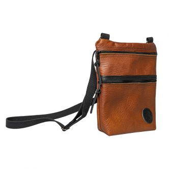 Duluth Pack SKU: LB-507_BLK Bison Leather Traverse Crossbody Bag