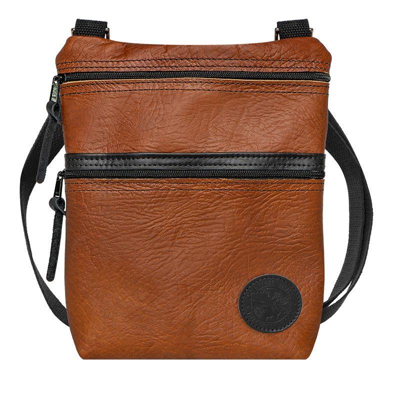 duluth pack SKU: LB-507_BLK Bison Leather Traverse Crossbody Bag