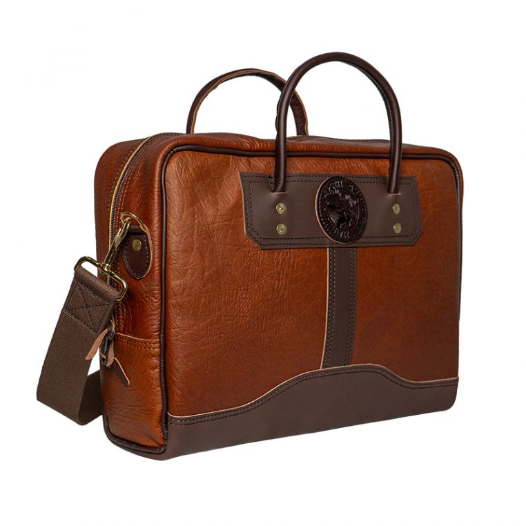 Duluth Pack SKU: LB-626 Bison Leather Computer Briefcase