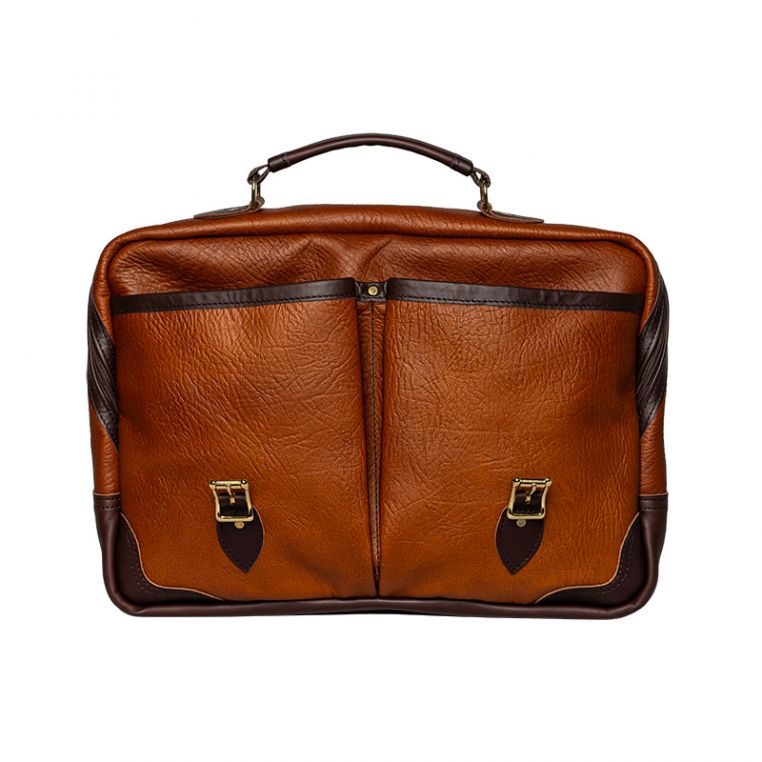 Duluth Pack SKU: LB-670 Bison Leather Entrepreneur Briefcase
