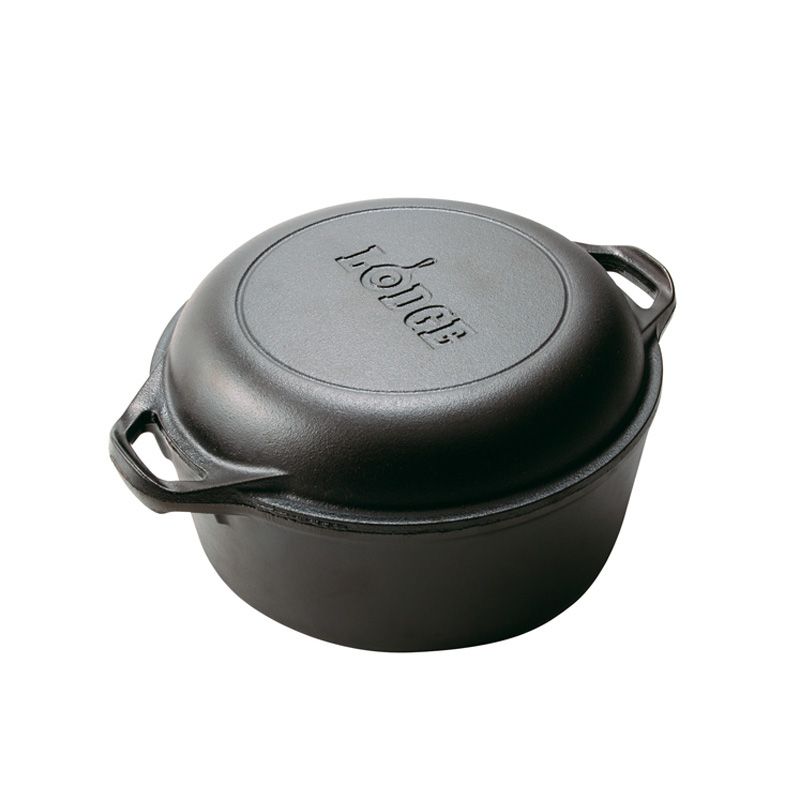 duluth pack SKU: LDG-0006 Lodge Cast Iron Double Dutch Oven
