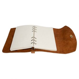 Duluth Pack SKU: LJ-0002 Leather Bolt Button Journal