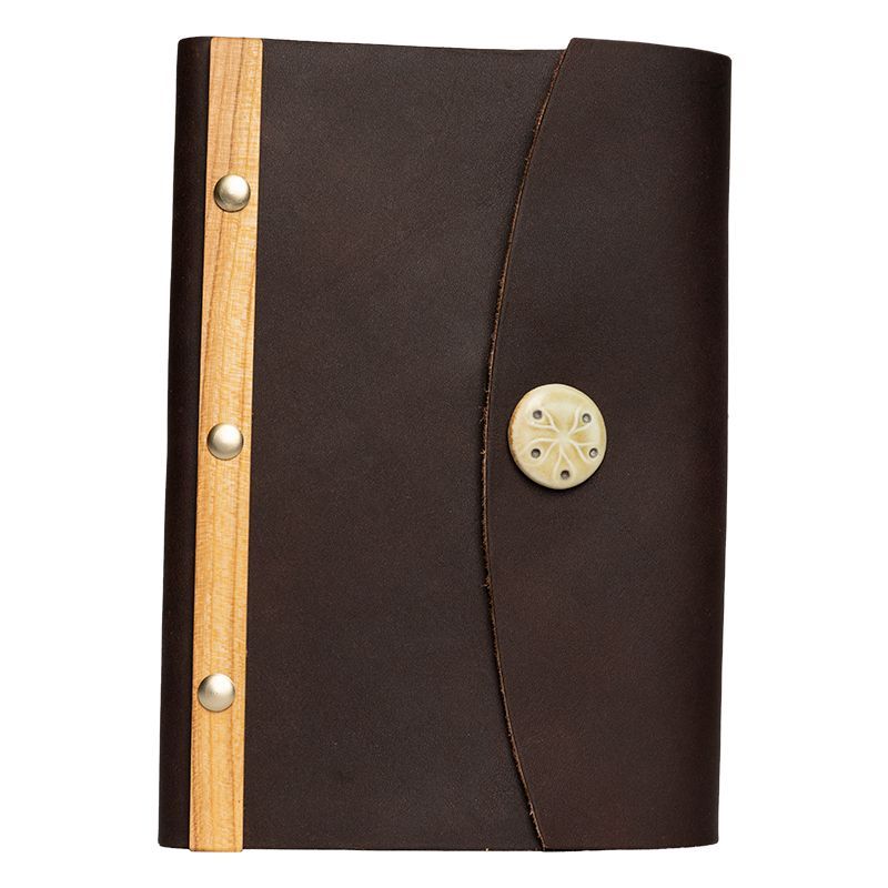 duluth pack SKU: LJ-0002 Leather Bolt Button Journal