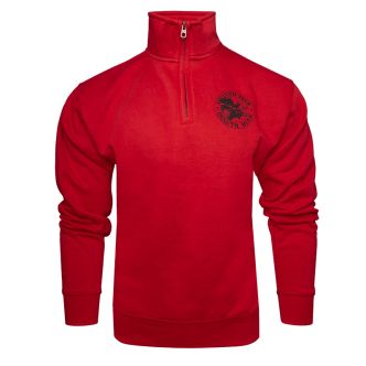 Duluth Pack SKU: LS-0080 Duluth Pack Chest Logo Quarter Zip Sweatshirt