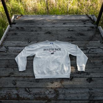 Duluth Pack SKU: LS-0082 Duluth Pack Vintage Moose Crewneck