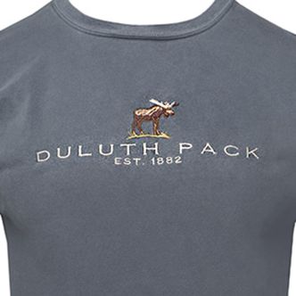 Duluth Pack SKU: LS-0084 Duluth Pack Embroidered Moose T-Shirt