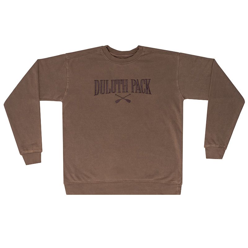duluth pack SKU: LS-0096 Duluth Pack Cross Paddles Emblem Crewneck