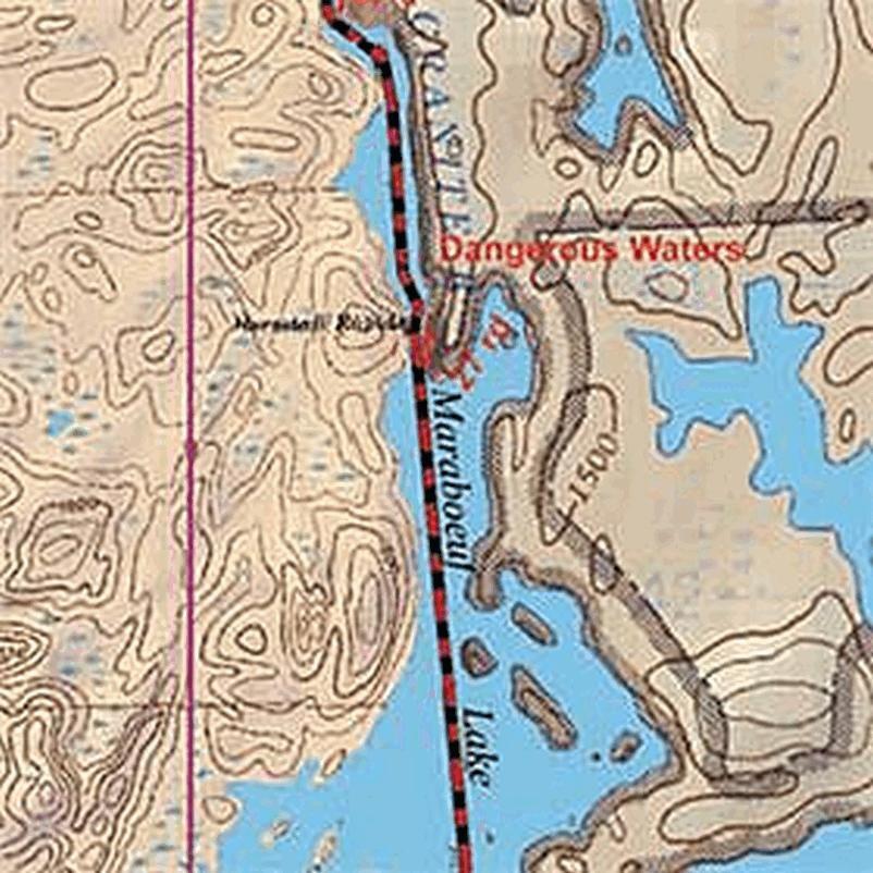 duluth pack SKU: M-1011 5 - Granite River Route Magnetic Gunflint and Northern Light Lakes