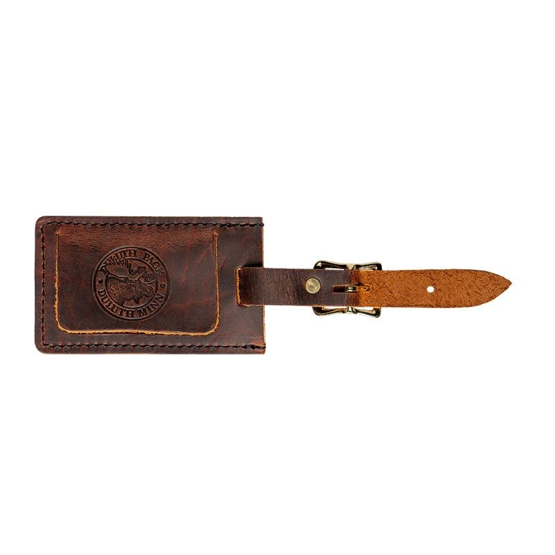 duluth pack SKU: M-170_HER_LOGO Heritage Leather Luggage Tag