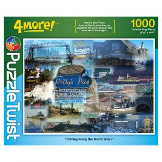 Duluth Pack SKU: MAY-0001 PuzzleTwist Minnesota Jigsaw Puzzle