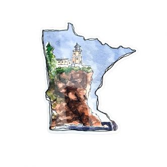 Duluth Pack SKU: SJN-0001 S.J. Nielson Minnesota Stickers