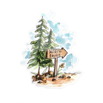 Duluth Pack SKU: SJN-0001 S.J. Nielson Minnesota Stickers