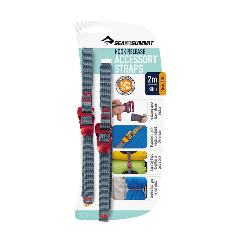 duluth pack SKU: STS-0017 Sea to Summit 10mm Accessory Straps with Hook Release