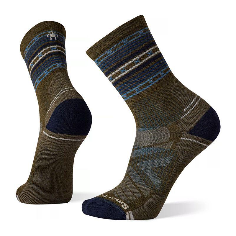 duluth pack SKU: SW-0533 Smartwool Hike Light Cushion Spiked Stripe Crew Socks