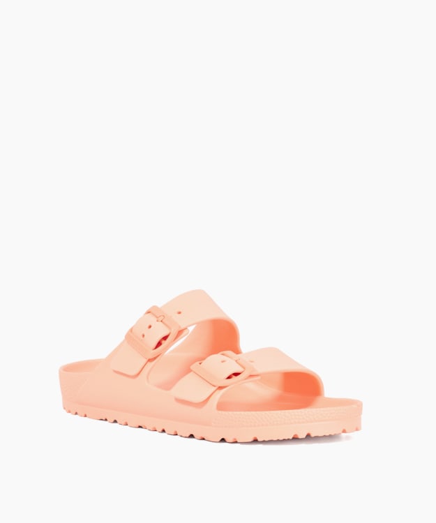 Dune London Arizona Eva Lad - Pink Casual Double-Strap Sliders
