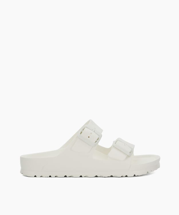 dune london Arizona Eva Lad - White Casual Double-Strap Sandals