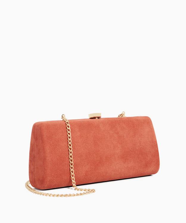 Dune London Belinda - Blush Textured Cross Body Clutch Bag
