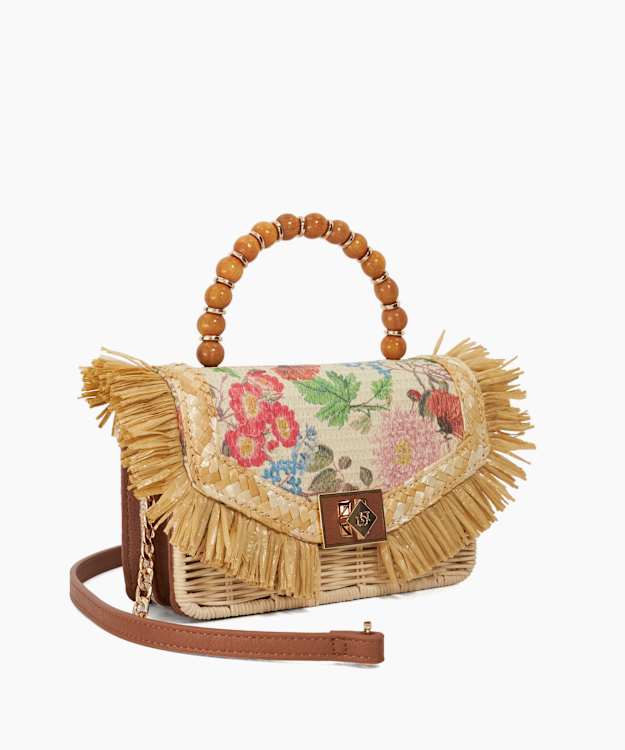 Dune London Blooms - Multi Beaded Handle Cross Body Bag