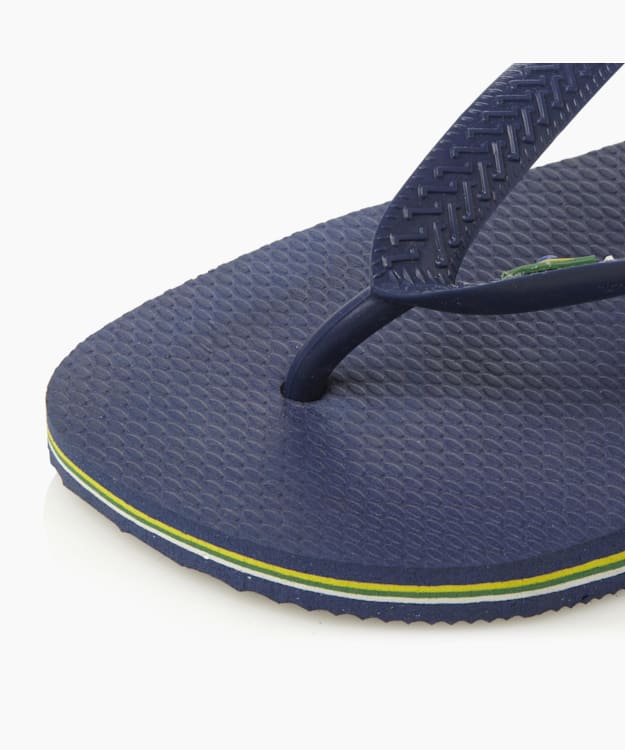 Dune London Brasil Flip Flops - Navy Havaianas Brazil Flag Flip Flops