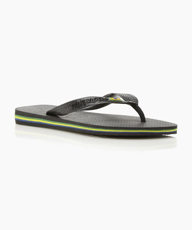 dune london Brazil Flip Flops - Black Havaianas Classic Flag Flip Flops