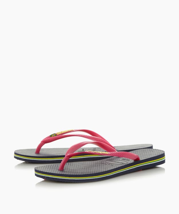 Dune London Brazil Flip Flops - Pink Havaianas Classic Brazil Flag Flip Flops