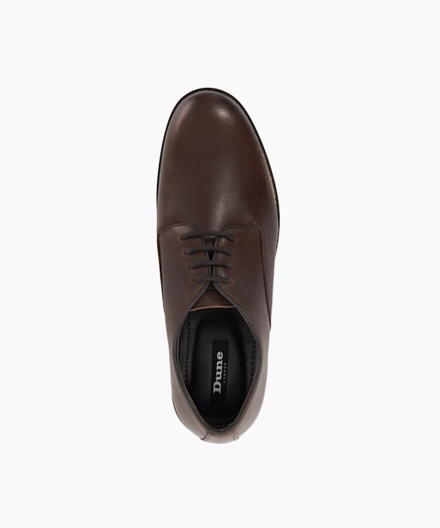 Dune London Brickton - Brown Lace Up Round Toe Brogues