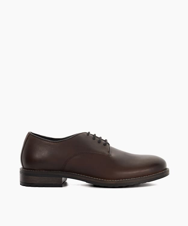 dune london Brickton - Brown Lace Up Round Toe Brogues