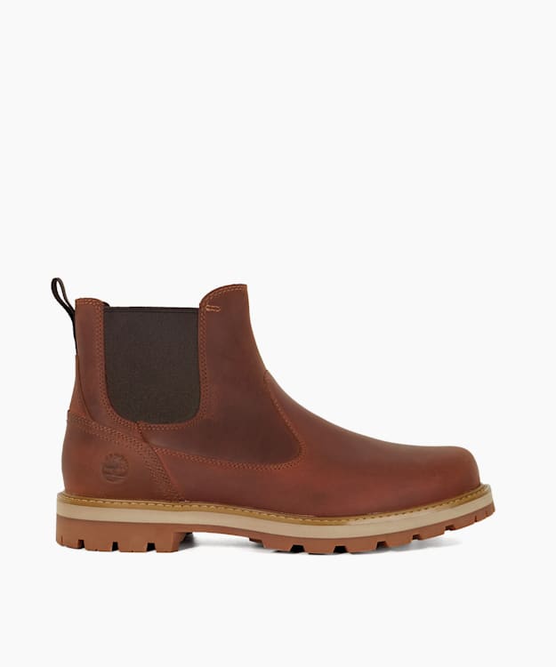 dune london Britton Road Ch - Brown Timberland Leather Chelsea Boots