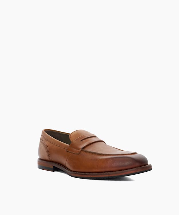 Dune London Buckland - Tan Oliver Sweeney Suede Loafers