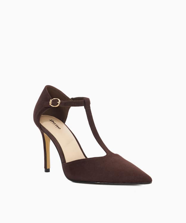 Dune London Castered - Brown Pointed Toe Stiletto Heels