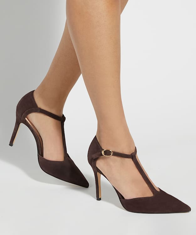 Dune London Castered - Brown Pointed Toe Stiletto Heels
