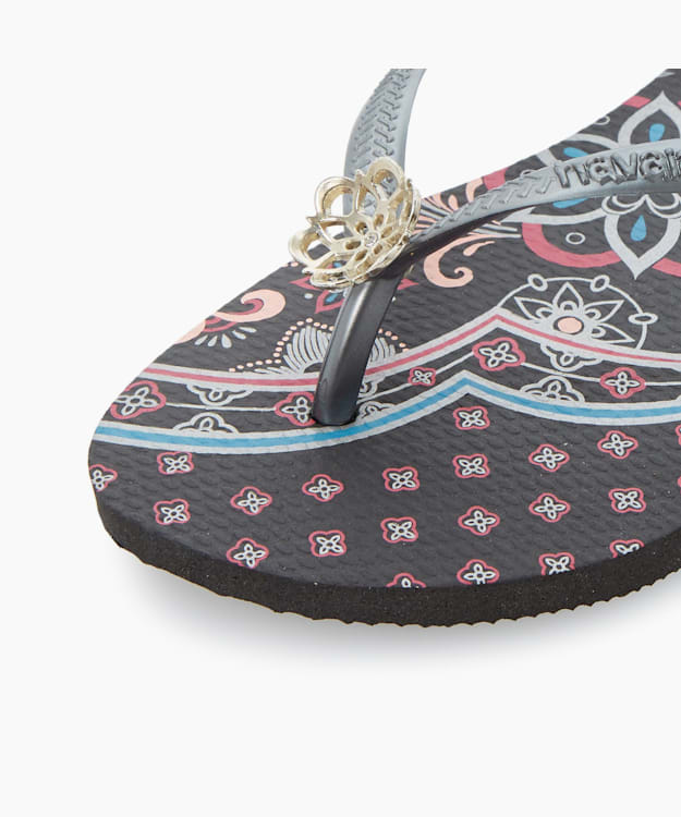 Dune London Charm Flip Flops - Black Havaianas Slim Charm Flip Flops