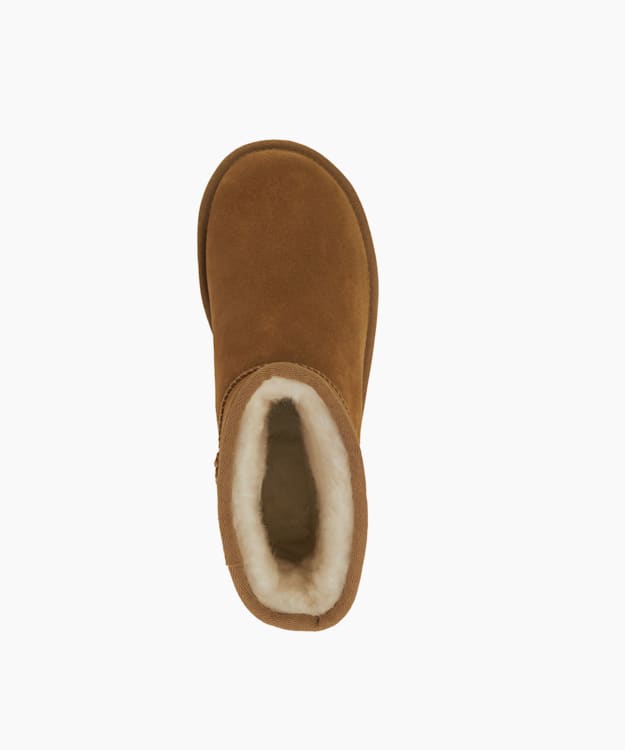 Dune London Classic Mini Pl - Tan UGG Suede Platform Boots