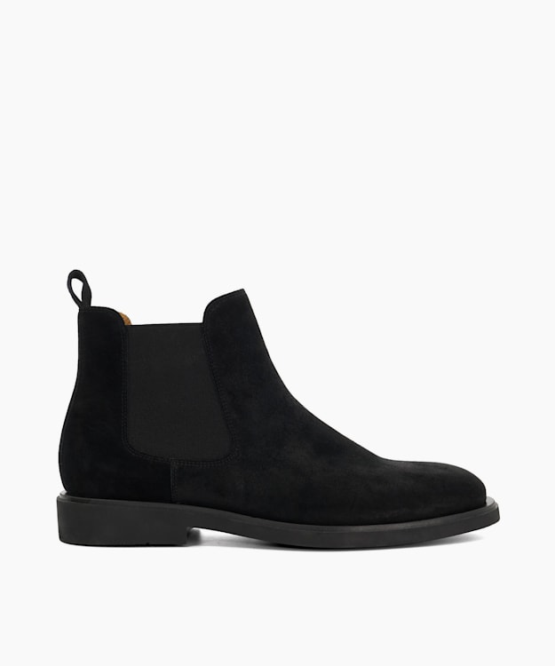 dune london Cromwells - Black Signature Slip On Boots