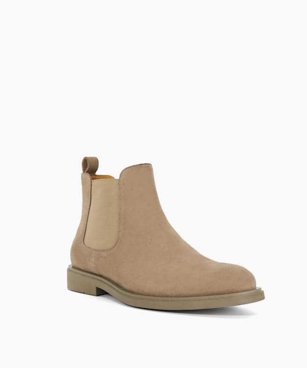 Dune London Cromwells - Taupe Signature Slip On Boots