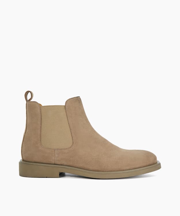 dune london Cromwells - Taupe Signature Slip On Boots