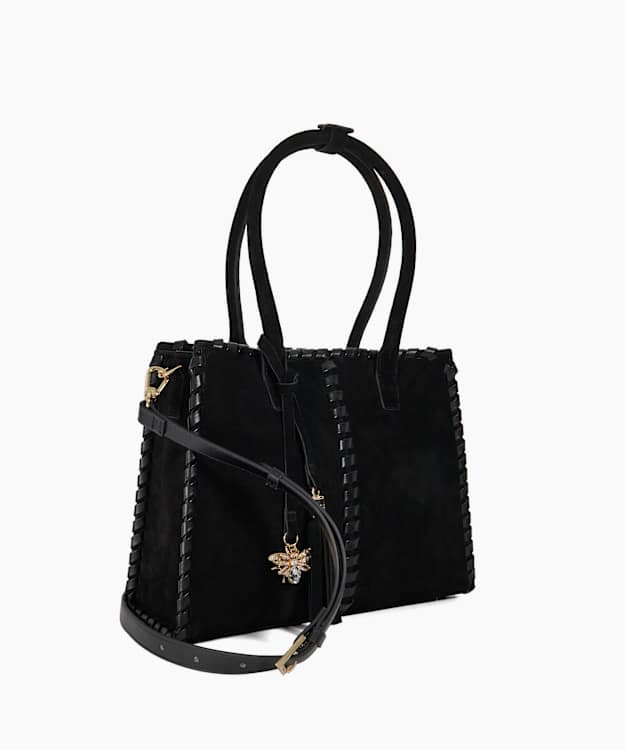 Dune London Darlingtons - Black Tassel Detail Tote Bag