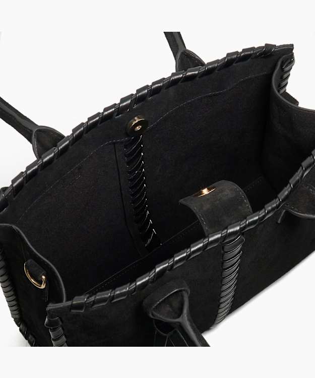 Dune London Darlingtons - Black Tassel Detail Tote Bag